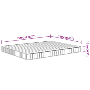 Στρώμα Αφρού Medium Soft 160x200 εκ.