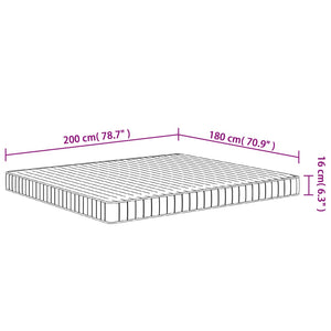 Στρώμα Αφρού Medium Soft 180x200 εκ.
