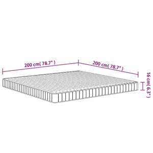 Στρώμα Αφρού Medium Soft 200x200 εκ.