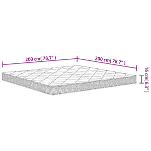Στρώμα Αφρού Medium Soft 200x200 εκ.