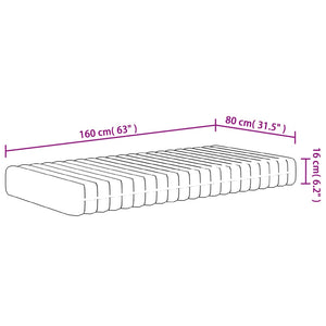 Στρώμα Αφρού Παιδικό Medium Soft 80x160 εκ. - Pakobazaar