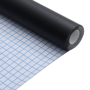 Αυτοκόλλητα Επίπλων Ματ Μαύρο 90 x 500 εκ. από PVC