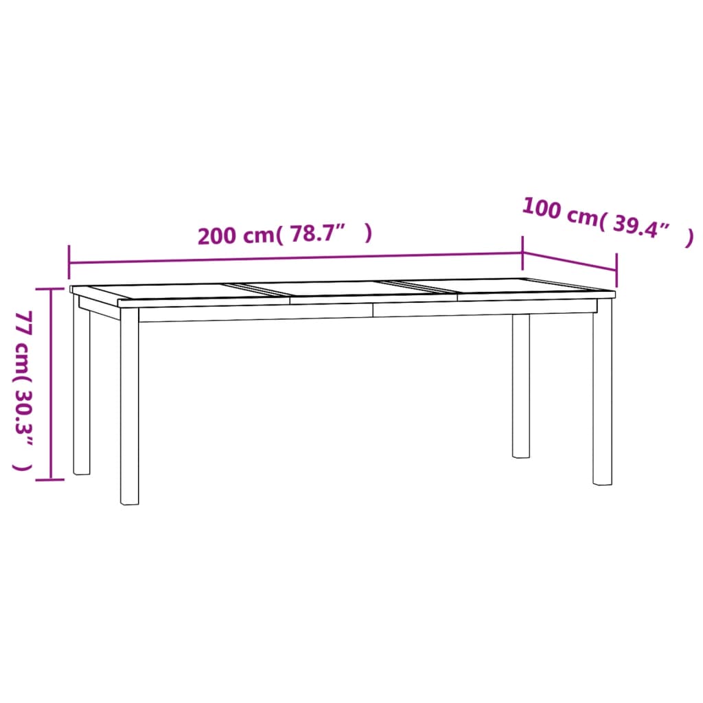 Σετ Τραπεζαρίας Κήπου 9 Τεμαχίων από Μασίφ Ξύλο Teak