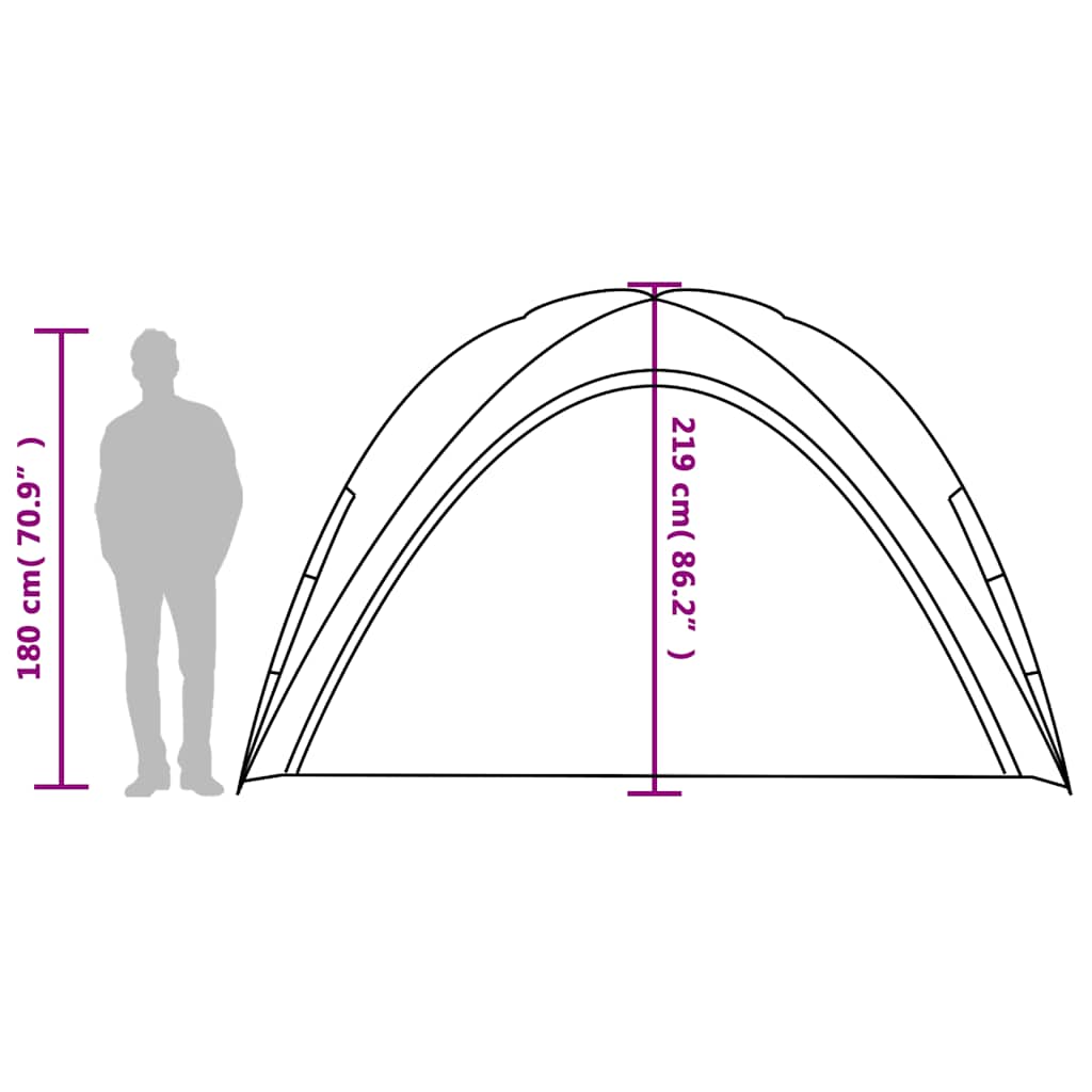 Οικογενειακή Σκηνή Μπλε αδιάβροχη - Pakobazaar