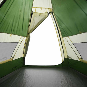 Σκηνή Κάμπινγκ Tipi 7 Ατόμων Αδιάβροχη Πράσινη - Pakobazaar