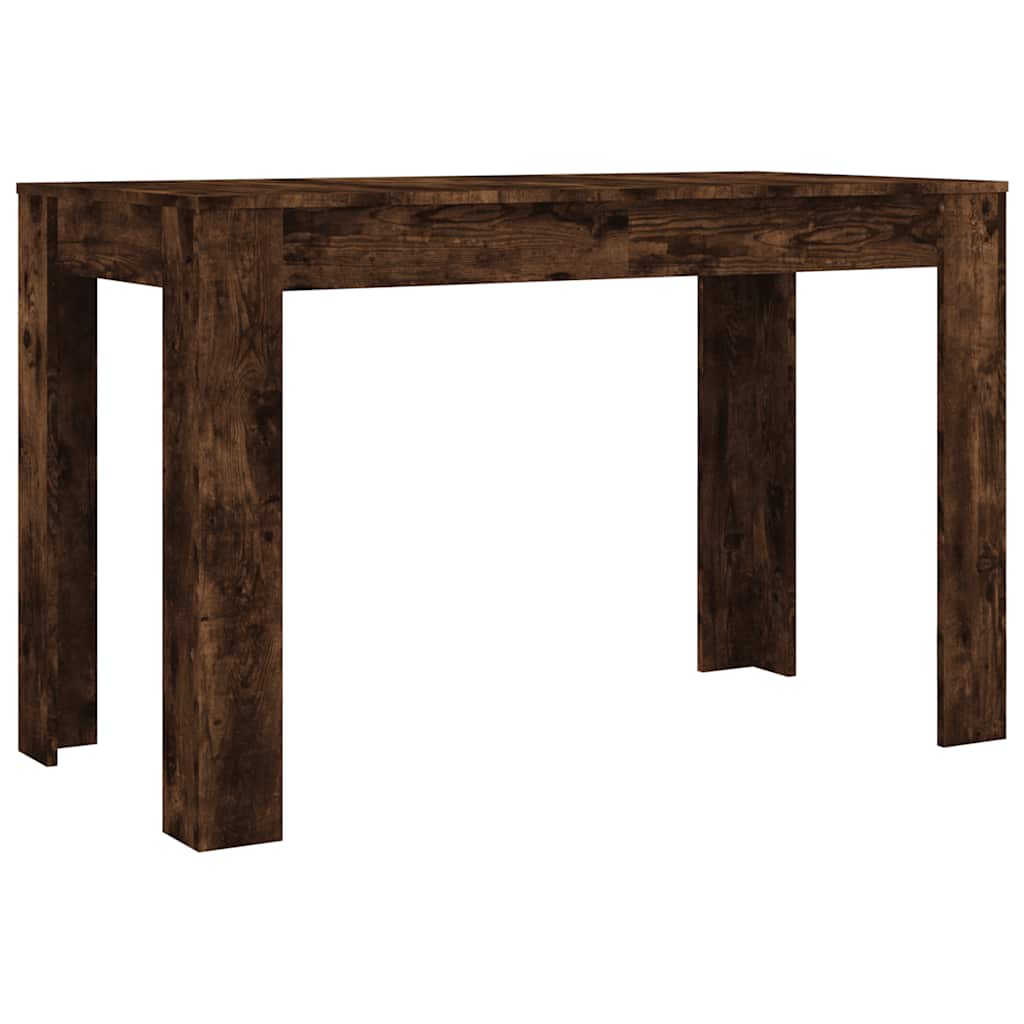 Τραπέζι Τραπεζαρίας Καπνιστή Δρυς 120x60x76 εκ. Επεξ. Ξύλο - Pakobazaar