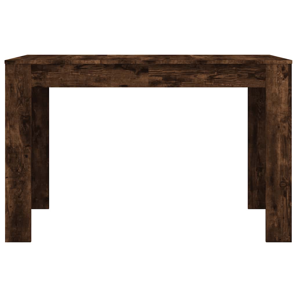 Τραπέζι Τραπεζαρίας Καπνιστή Δρυς 120x60x76 εκ. Επεξ. Ξύλο - Pakobazaar