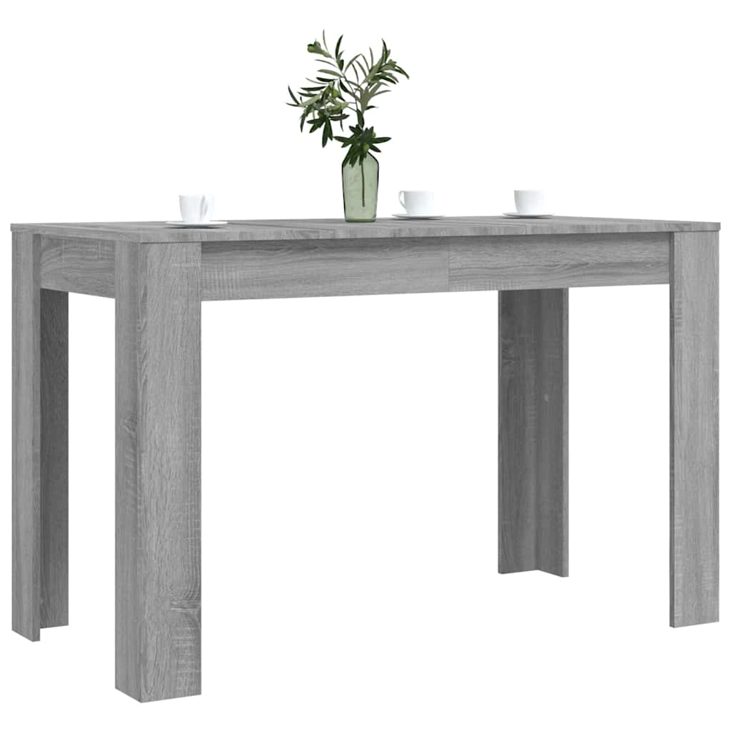 Τραπεζαρία Γκρι Sonoma 120 x 60 x 76 εκ. από Επεξεργασμένο Ξύλο - Pakobazaar