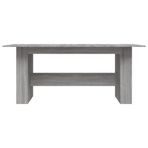 Τραπεζαρία Γκρι Sonoma 180 x 90 x 76 εκ. από Επεξεργασμένο Ξύλο