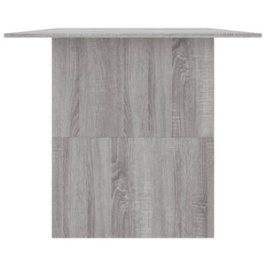 Τραπεζαρία Γκρι Sonoma 180 x 90 x 76 εκ. από Επεξεργασμένο Ξύλο
