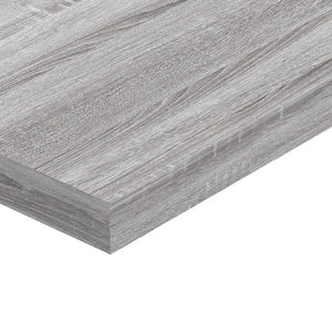 Ράφια Τοίχου 4 τεμ. Γκρι Sonoma 40x10x1,5 εκ. Επεξεργ. Ξύλο - Pakobazaar