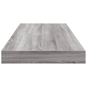 Ράφια Τοίχου 4 τεμ. Γκρι Sonoma 60x10x1,5 εκ. Επεξεργ. Ξύλο - Pakobazaar