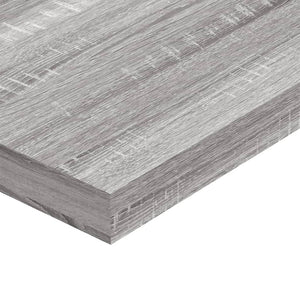 Ράφια Τοίχου 4 τεμ. Γκρι Sonoma 60x10x1,5 εκ. Επεξεργ. Ξύλο - Pakobazaar