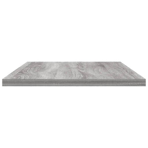 Ράφια Τοίχου 4 τεμ. Γκρι Sonoma 60x20x1,5 εκ. Επεξεργ. Ξύλο - Pakobazaar