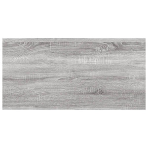 Ράφια Τοίχου 4 τεμ. Γκρι Sonoma 60x20x1,5 εκ. Επεξεργ. Ξύλο - Pakobazaar