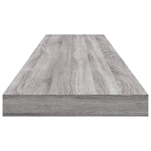 Ράφια Τοίχου 4 τεμ. Γκρι Sonoma 100x10x1,5 εκ. Επεξεργ. Ξύλο - Pakobazaar