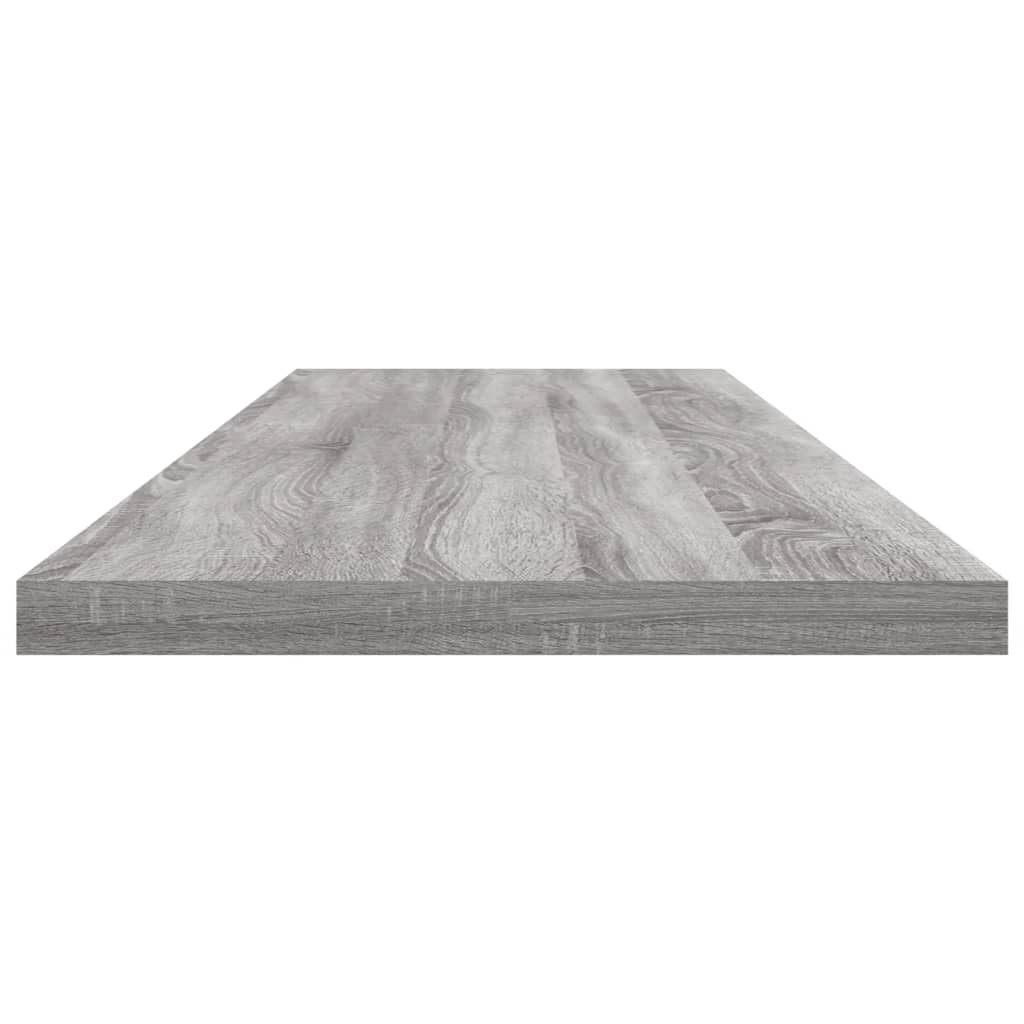 Ράφια Τοίχου 4 τεμ. Γκρι Sonoma 100x20x1,5 εκ. Επεξεργ. Ξύλο - Pakobazaar