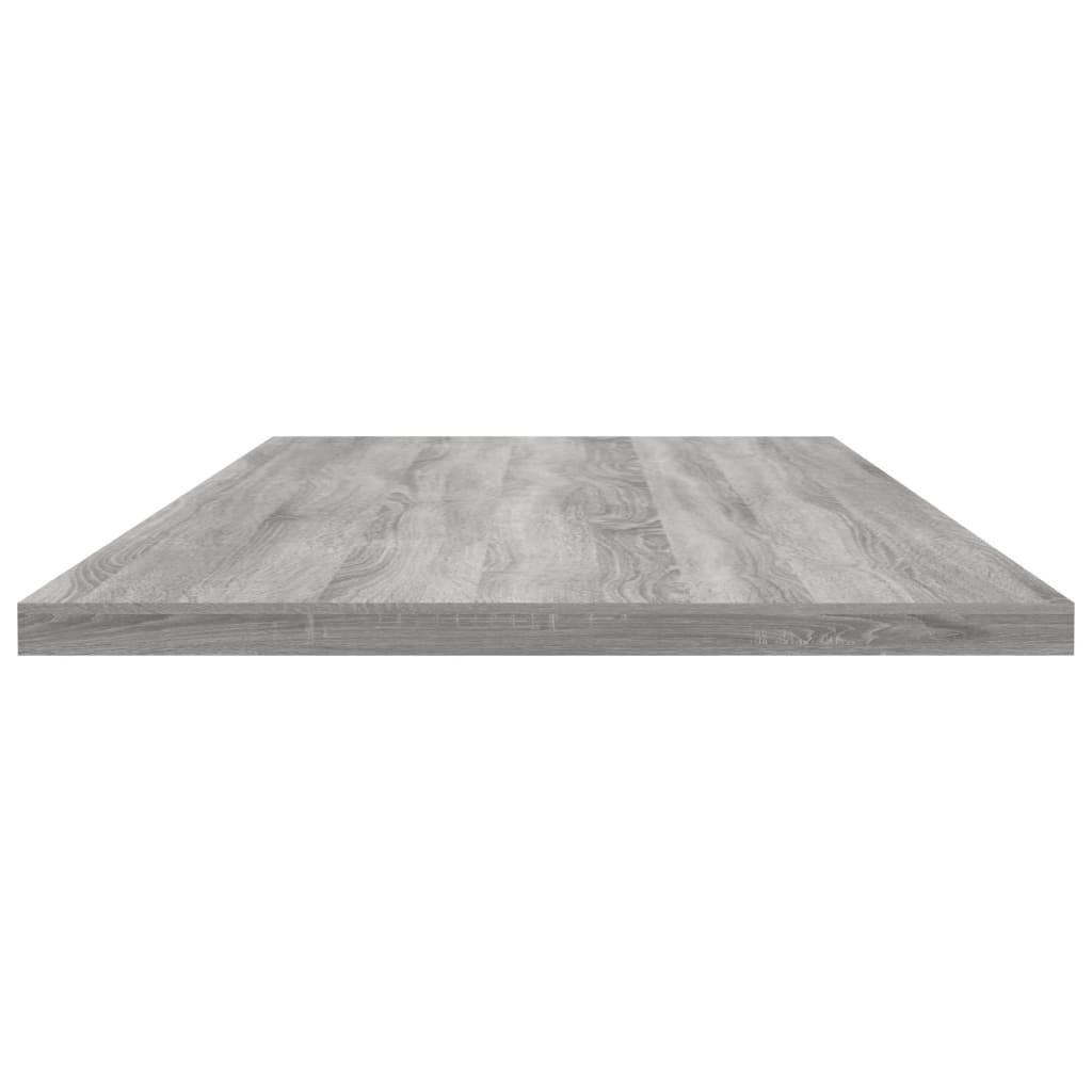 Ράφια Τοίχου 4 τεμ. Γκρι Sonoma 100x30x1,5 εκ. Επεξεργ. Ξύλο