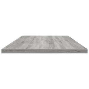 Ράφια Τοίχου 4 τεμ. Γκρι Sonoma 100x30x1,5 εκ. Επεξεργ. Ξύλο