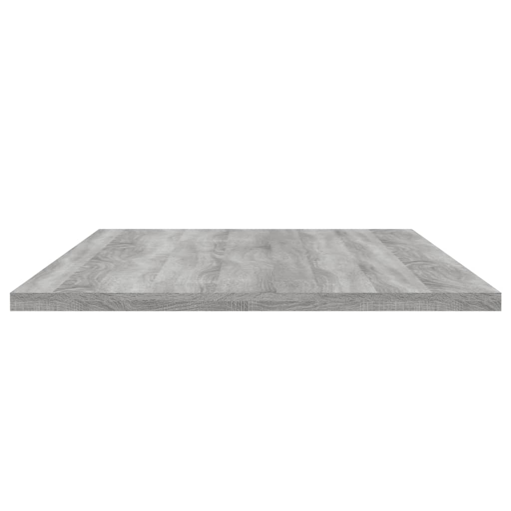 Ράφια Τοίχου 4 τεμ. Γκρι Sonoma 100x40x1,5 εκ. Επεξεργ. Ξύλο
