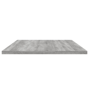 Ράφια Τοίχου 4 τεμ. Γκρι Sonoma 100x40x1,5 εκ. Επεξεργ. Ξύλο