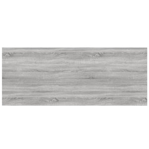 Ράφια Τοίχου 4 τεμ. Γκρι Sonoma 100x40x1,5 εκ. Επεξεργ. Ξύλο