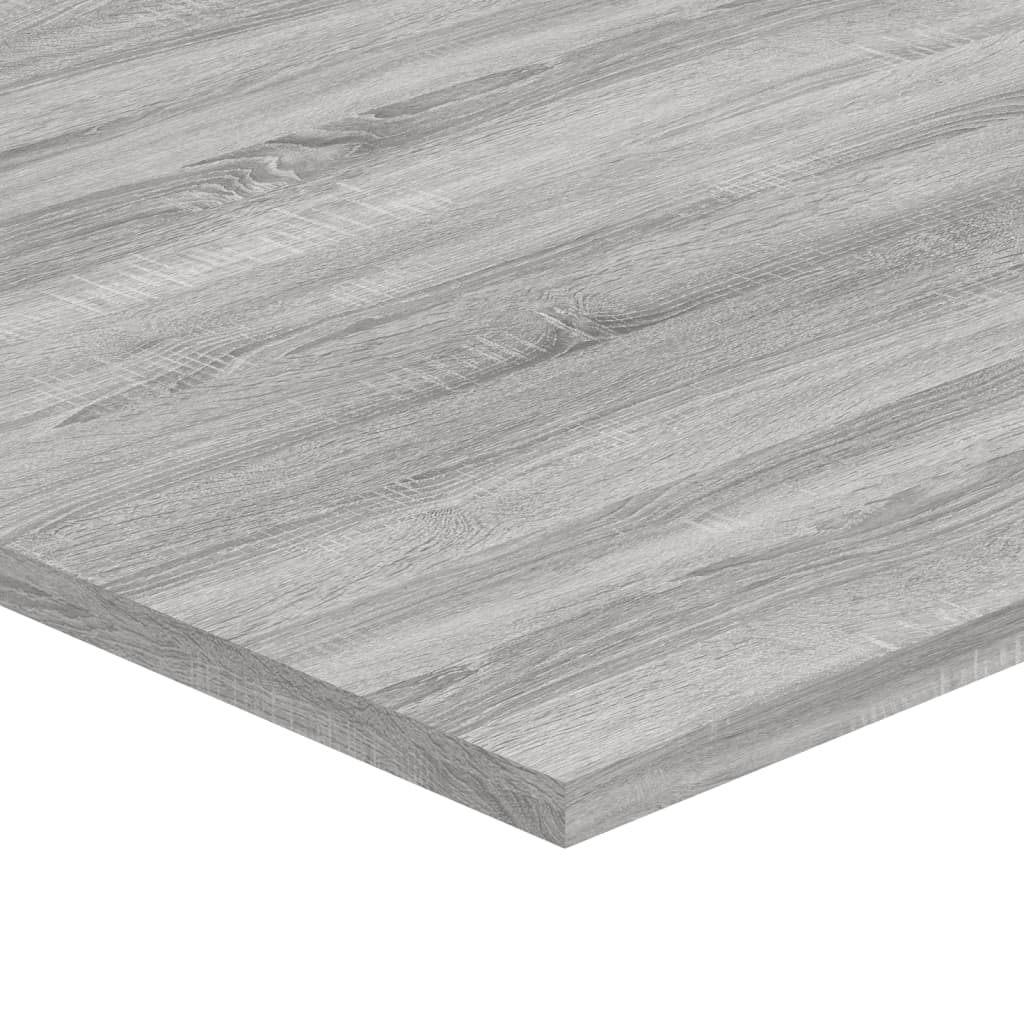 Ράφια Τοίχου 4 τεμ. Γκρι Sonoma 100x50x1,5 εκ. Επεξεργ. Ξύλο