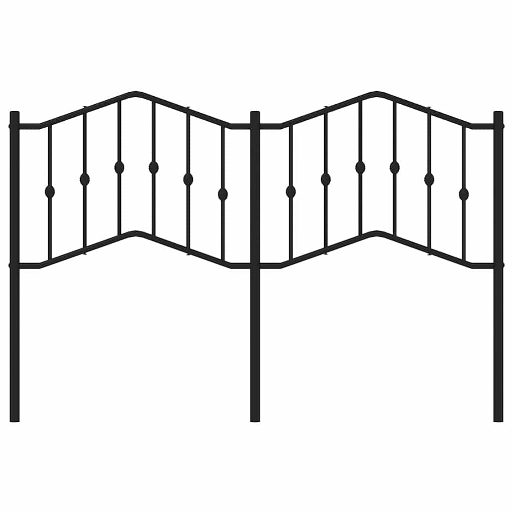 Ανταλλακτικό κεφαλάρι Μαύρο 150 εκ. Μεταλλικό