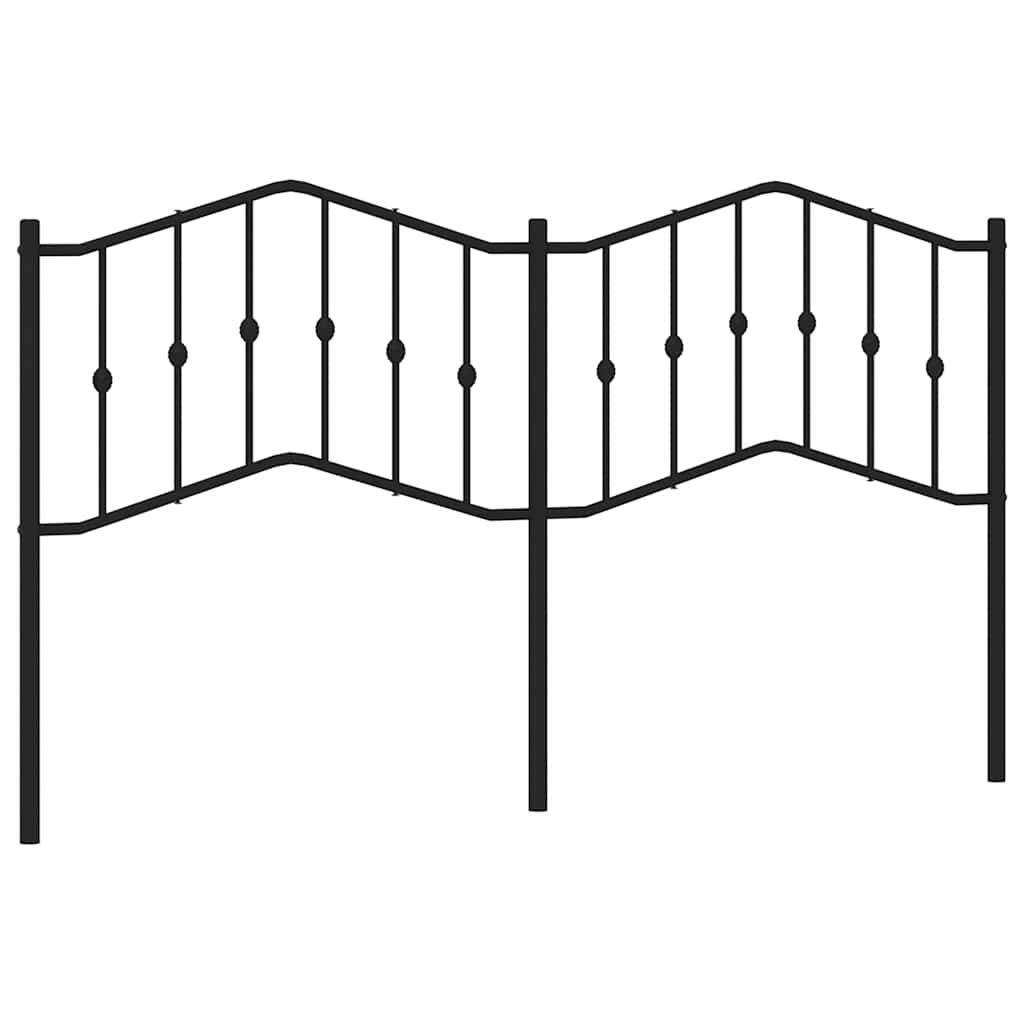 Ανταλλακτικό κεφαλάρι Μαύρο 180 εκ. Μεταλλικό