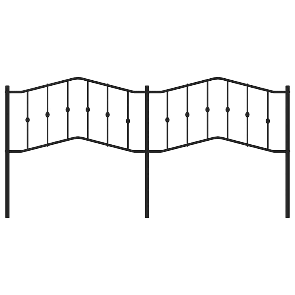 Ανταλλακτικό κεφαλάρι Μαύρο 193 εκ. Μεταλλικό