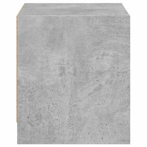 Κομοδίνα 2 τεμ. Γκρι Σκυρ. 35x37x42 εκ. με Γυάλινες Πόρτες