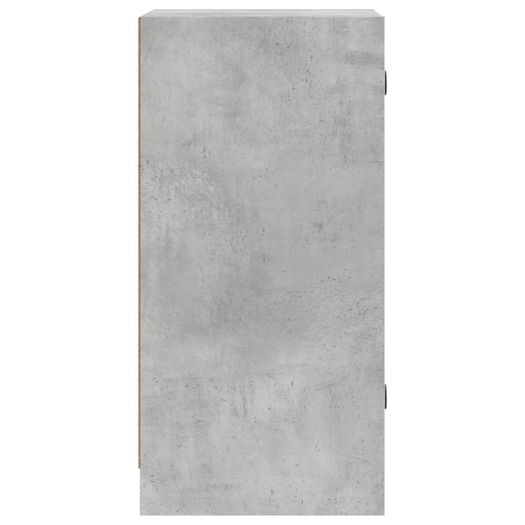 Βοηθητικό Ντουλάπι Γκρι Σκυροδ. 35x37x75,5 εκ. Γυάλινες Πόρτες - Pakobazaar
