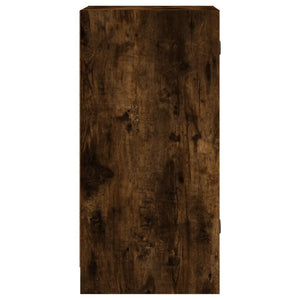Βοηθητικό Ντουλάπι Καπνιστή Δρυς 35x37x75,5 εκ. Γυάλινες Πόρτες