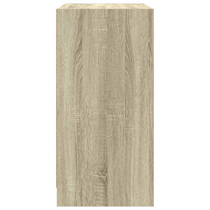 Βοηθητικό Ντουλάπι Sonoma Δρυς 68x37x75,5εκ. με Γυάλινες Πόρτες