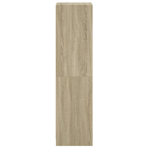 Ντουλάπι Sonoma Δρυς 35 x 37 x 142 εκ. με Γυάλινη Πόρτα - Pakobazaar
