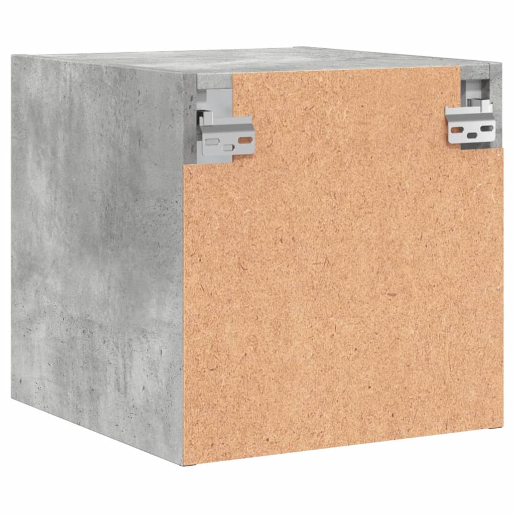 Κομοδίνα 2 τεμ. Γκρι Σκυρ. 35x37x35 εκ. με Γυάλινες Πόρτες