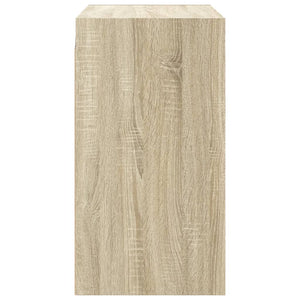 Ντουλάπι Τοίχου Sonoma Δρυς 68x37x68,5 εκ. με Γυάλινες Πόρτες