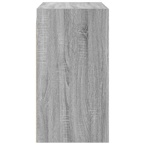 Ντουλάπι Τοίχου Sonoma Γκρι 68x37x68,5 εκ. με Γυάλινες Πόρτες - Pakobazaar
