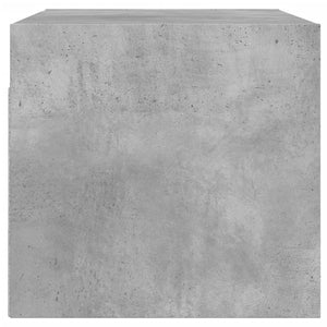 Κομοδίνα 2 τεμ. Γκρι Σκυρ. 68,5x37x35 εκ. με Γυάλινες Πόρτες