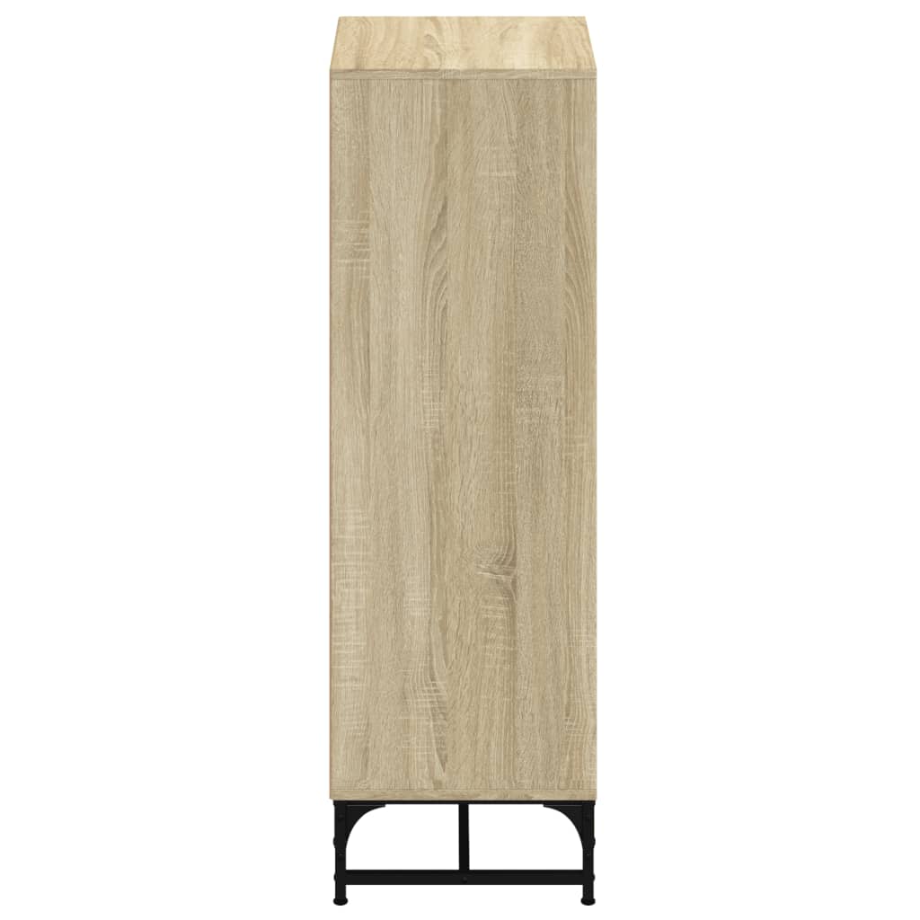 Ντουλάπι Sonoma Δρυς 35 x 37 x 120 εκ. με Γυάλινες Πόρτες - Pakobazaar