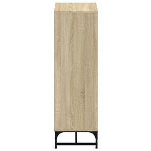 Ντουλάπι Sonoma Δρυς 35 x 37 x 120 εκ. με Γυάλινες Πόρτες - Pakobazaar