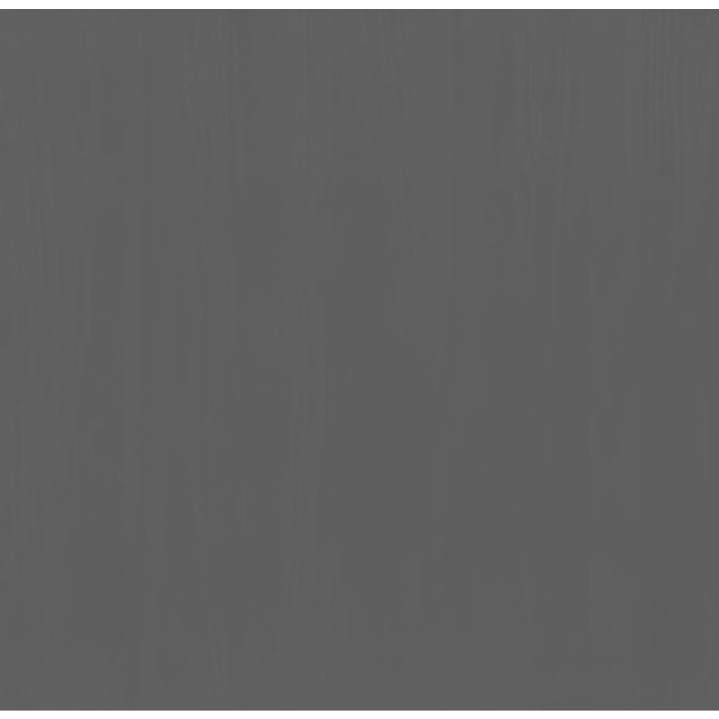 Τραπέζι Κονσόλα FLORO Γκρι 89,5x36,5x73 εκ. Μασίφ Ξύλο Πεύκου