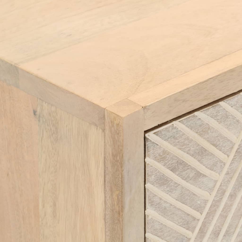 Συρταριέρα 55 x 30 x 76 εκ. από Μασίφ Ξύλο Μάνγκο & Σίδηρο