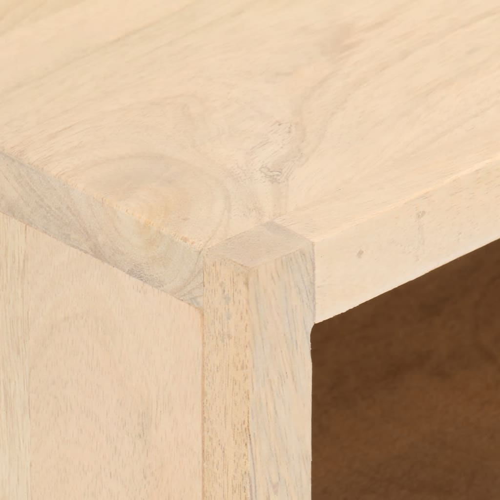 Έπιπλο Τηλεόρασης 110 x 30 x 40 εκ. Μασίφ Ξύλο Μάνγκο & Σίδηρος