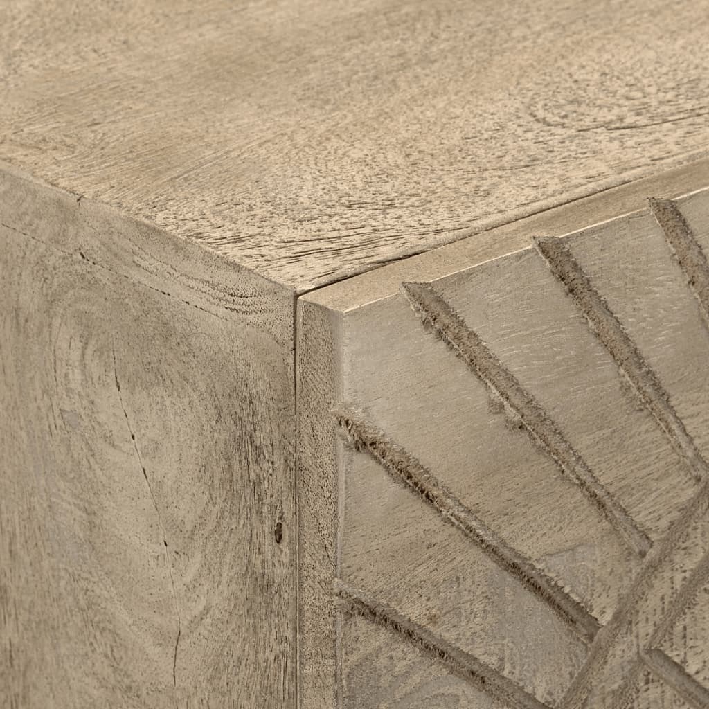 Συρταριέρα 55 x 30 x 76 εκ. από Μασίφ Ξύλο Μάνγκο & Σίδηρο