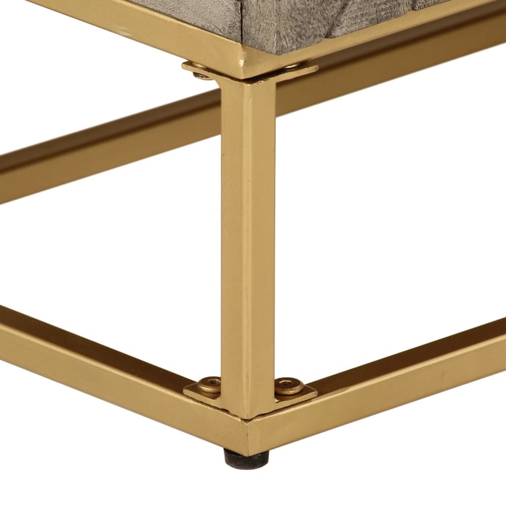 Συρταριέρα 55 x 30 x 76 εκ. από Μασίφ Ξύλο Μάνγκο & Σίδηρο