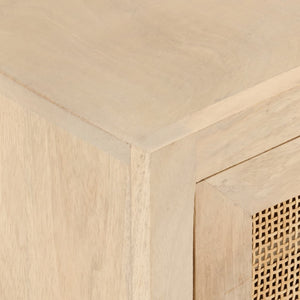 Έπιπλο Τηλεόρασης 110 x 30 x 40 εκ. Μασίφ Ξύλο Μάνγκο & Σίδηρος