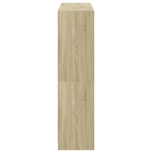 Βιβλιοθήκη με Πόρτες Sonoma Δρυς 136x37x142 εκ. Επεξ. Ξύλο