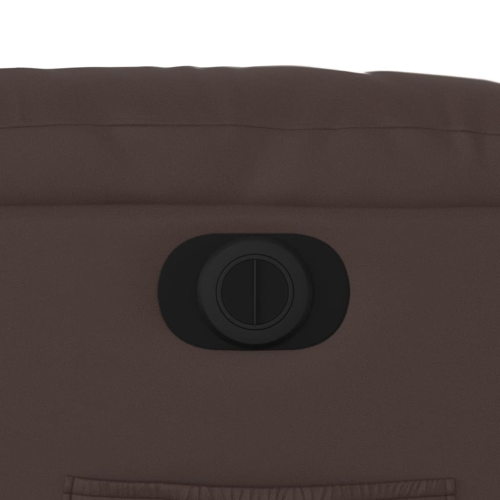 Πολυθρόνα Ηλεκτρική Ανακλινόμενη Καφέ Συνθ. Δέρμα