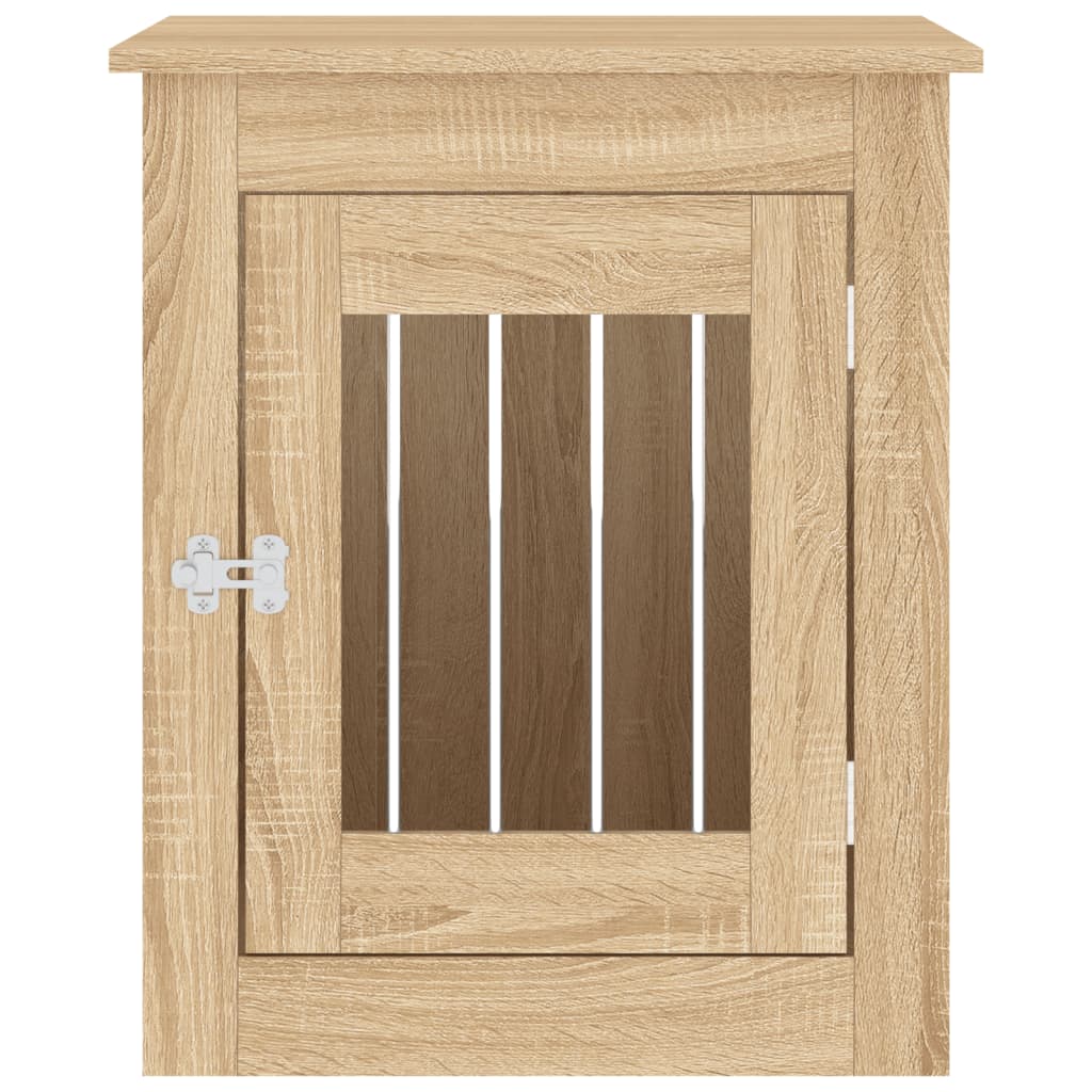 Κλουβί Σκύλου Sonoma Δρυς 55 x 75 x 65 εκ. από Επεξεργ. Ξύλο - Pakobazaar